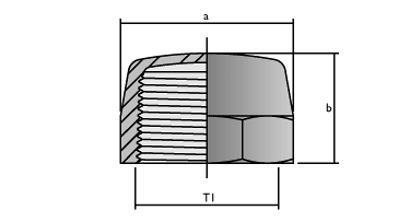 HAN hex screw cap SC dwg