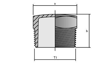 HAN hex screw plug SP dwg